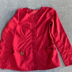 Nursing scrub jacket